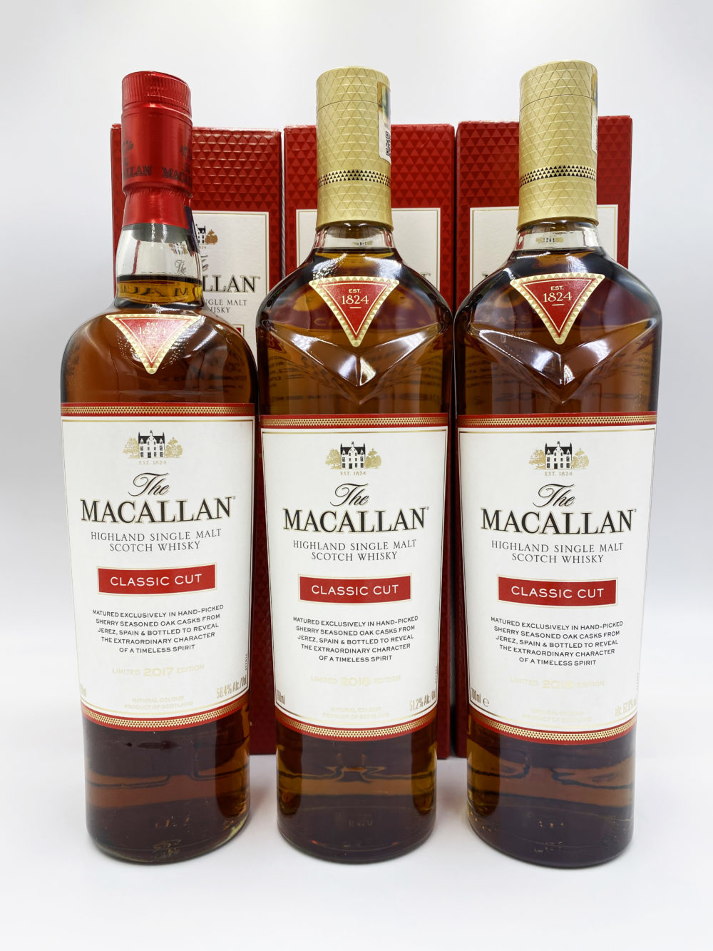 Macallan Classic Cut Set 2017 2018 2019 Simplywhisky Sg