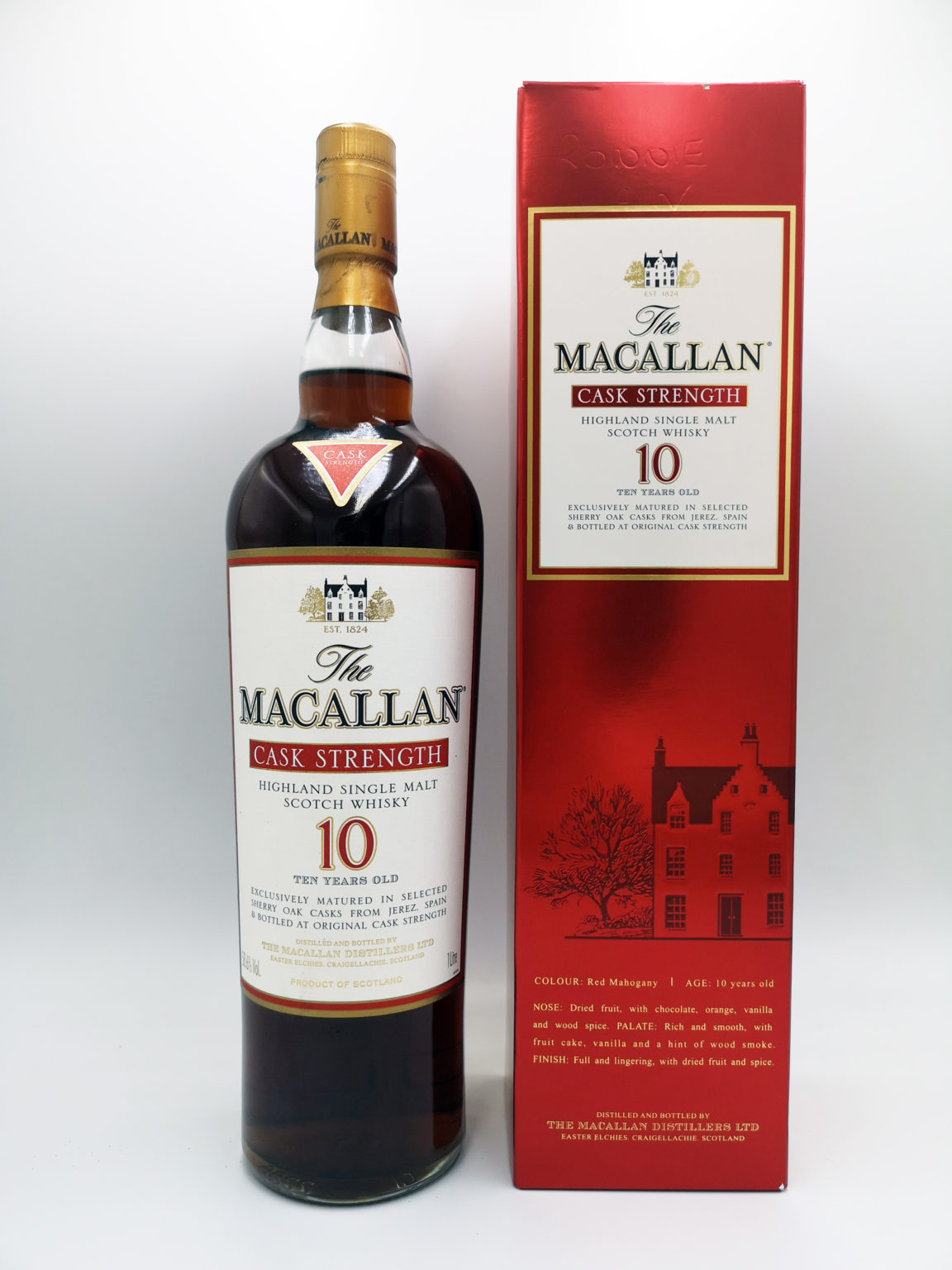 Macallan 10 Year Old Cask Strength 1 Litre Simplywhisky Sg